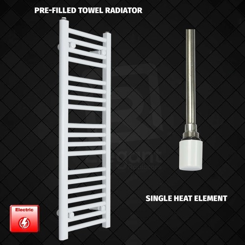 White electric heated towel - white,