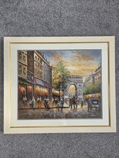 Large Oil Painting Parisian