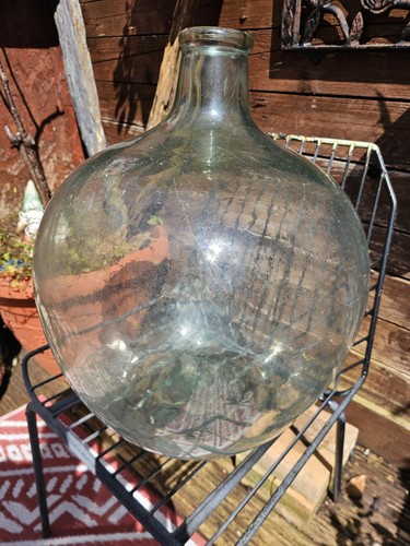 Carboy glass green tint very - glass,