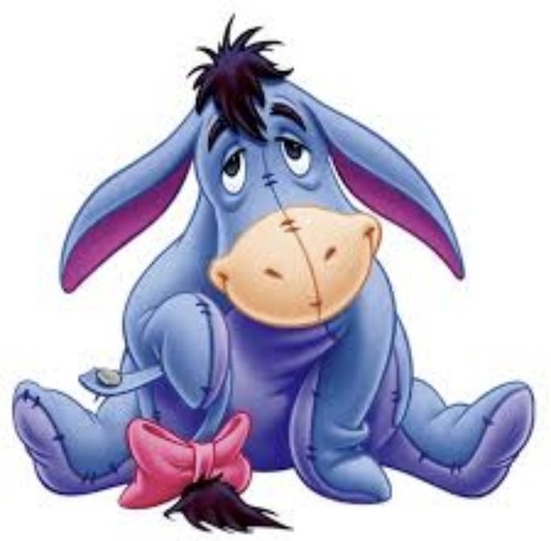 Eeyore cross stitch - eeyore, (1)