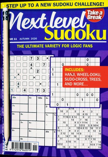 Tab next level sudoku magazine - tab,