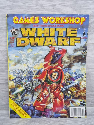 White dwarf magazine - white, games