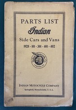 Indian Motorcycle 1928 Parts