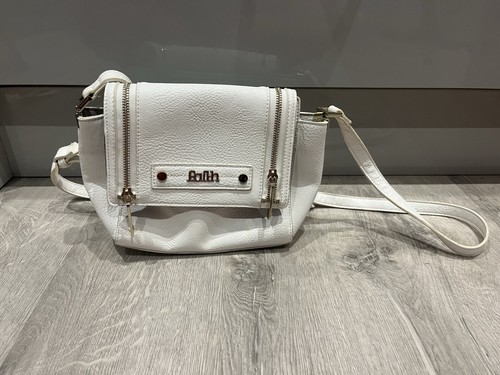 White leather like - faith, hand