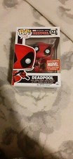FUNKO POP ~ DEADPOOL 123 ~ MARVEL EXCLUSIVE COLLECTOR CORPS ~ 29.99P NO RESERVE
