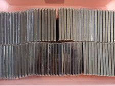 Job Lot X100 Pre-owned Cd Storage Jewel Cases Black Inserts Very Good Condition 