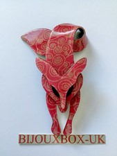 LEA STEIN FOX BROOCH. Best