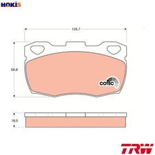 BRAKE PAD SET DISC BRAKE