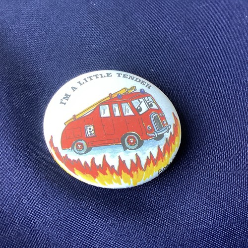 Fireman vintage badge - fireman,