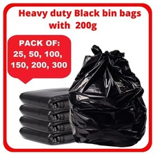EXTRA STRONG HEAVY DUTY BLACK