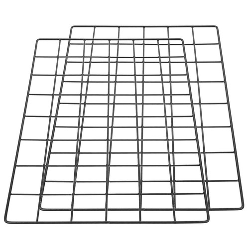 2pcs metal grid wall panels - metal,