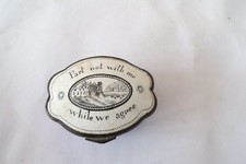 an antique bilston enamel