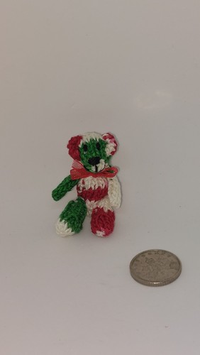 Hand knit cm tiny - 4.5, teddy