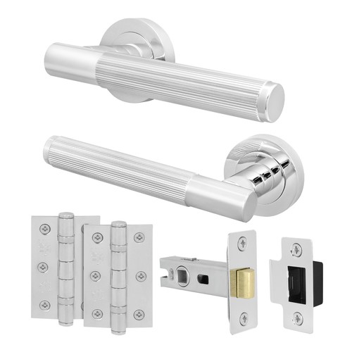 Chrome internal door handle - internal,