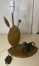 Vintage Wooden/ Metal Zulu