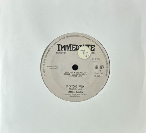 Small faces itchycoo park - faces, park'