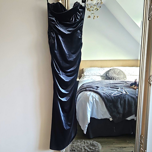 Asos design black velvet - black,