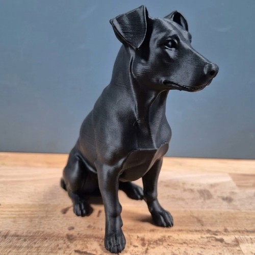 Jack russel dog - statue,