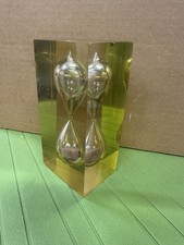 Original Vintage Egg Timer Lucite Paperweight