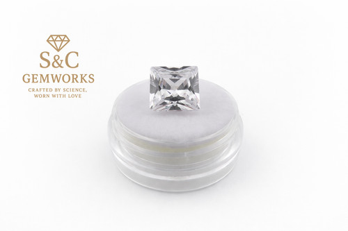 Square princess cut white - square,