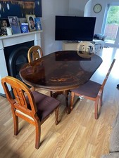 Solid Oak Oval Dining Table