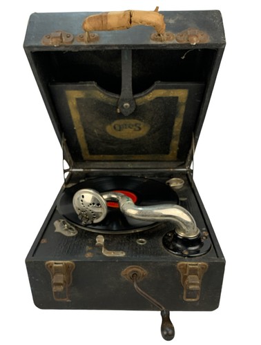 Antique qrs chicago portable - antique,