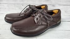 Cotton Traders Chestnut Brown Cushioned Lace Up Shoes Mens Size 9 BNWOT. PB