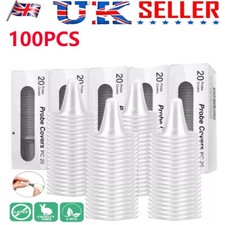100x Braun Probe Covers Thermoscan Replacement Lens Ear Thermometer Filter Caps~