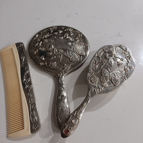Silver plated vintage ornate - silver,