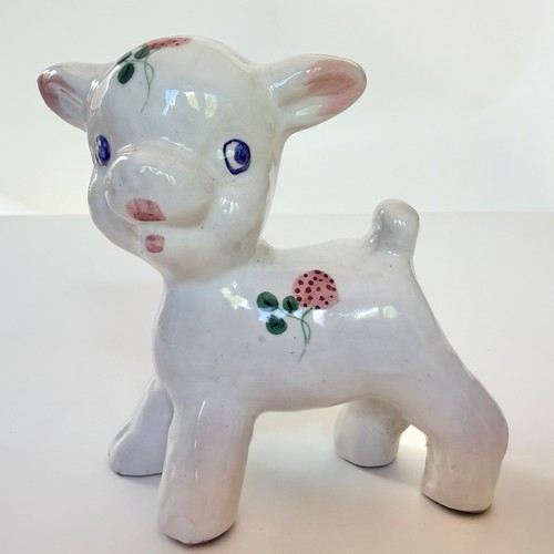 Studio pottery vintage lamb - studio,
