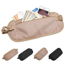 Money Belt Travel Waist Bag Hidden Security Bum Pouch Wallet Unisex Festival UK