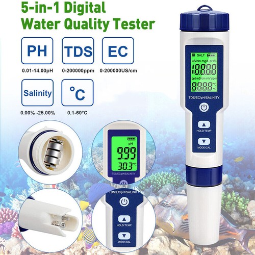 Meter tds ec salt - ph,