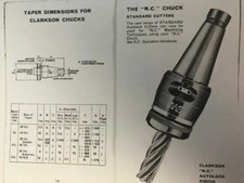 Clarkson Autolock Operators Handbook & Brochures