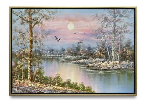 Art bob ross style oil - art-bob,