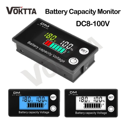 12v battery capacity status - battery,