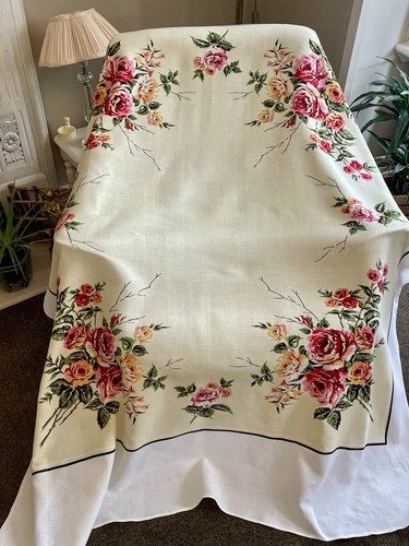 Vintage french cotton - vintage, floral