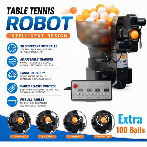 Table tennis robot portable - table,