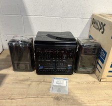 Vintage Phillips F1275 Stereo System - Boxed With Speakers - Unused Condition