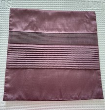 One Aubergine silk Look Cushion Cover