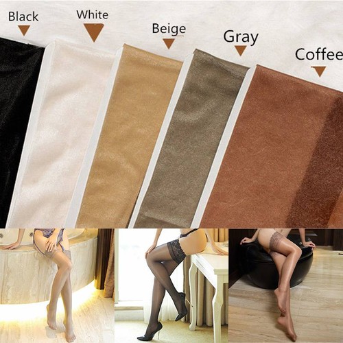 Ultra thin shiny top stockings - ultra-thin,