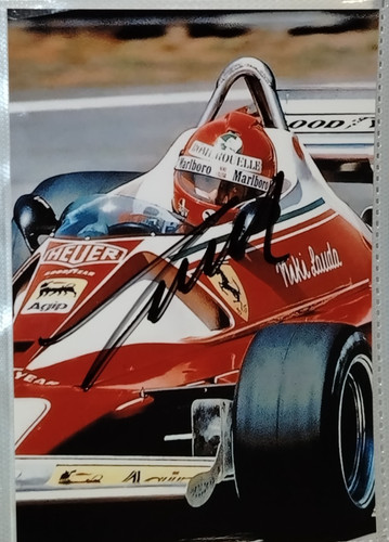 Autograph niki lauda formula - formula, f