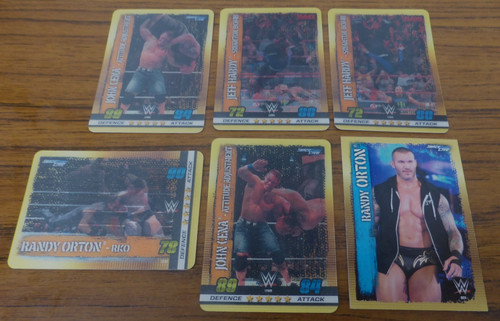 Lenticular wwe slam attax - x,