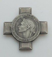 BERNOISE NATIONAUX STIMER 1925. FETE CANT, old vintage met Switzerland badge !