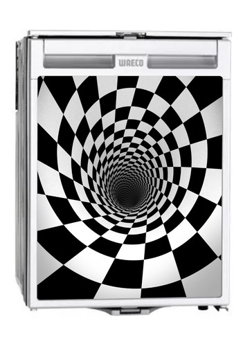 Waeco campervan fridge - fridge, wrap