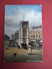  Clock Tower. Ilford Broadway. publisher Hildesheimer. postcard