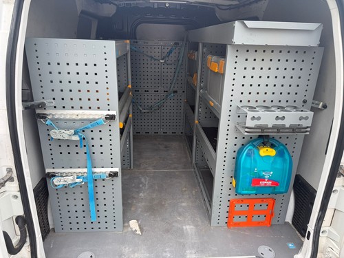Van racking shelving bott - van,
