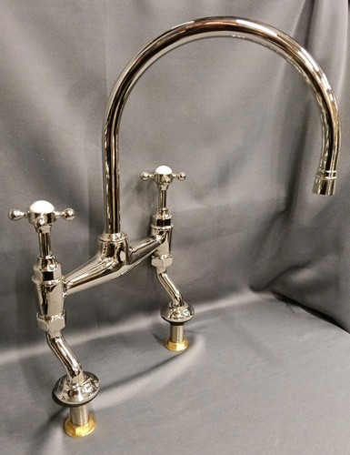 Chalon nickel mixer taps - nickel,