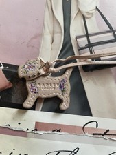 Radley Cream Leather Dog Tag /