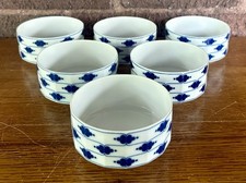 6 Rosenthal Corinth Blue White