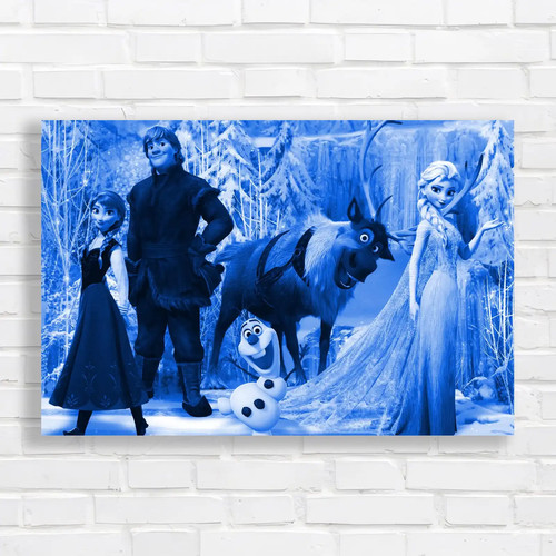 Frozen winter wonderland blue - winter,